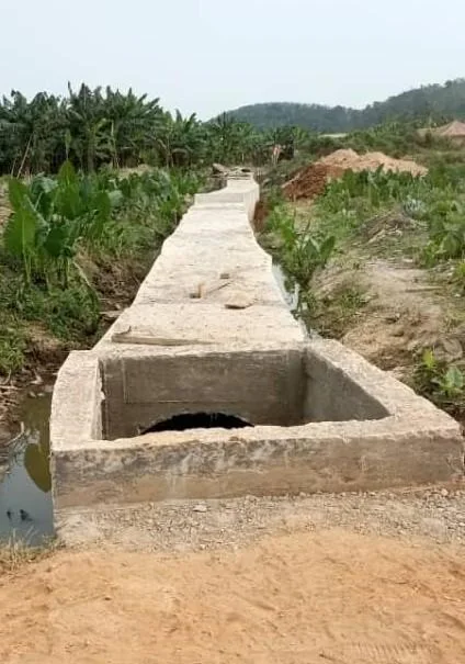 350m Box Culvert at Manso, Mpohor District